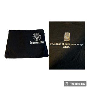 Vintage 90s Jagermeister Shirt Size XL Double Sided Liquor Beer Alcohol graphic